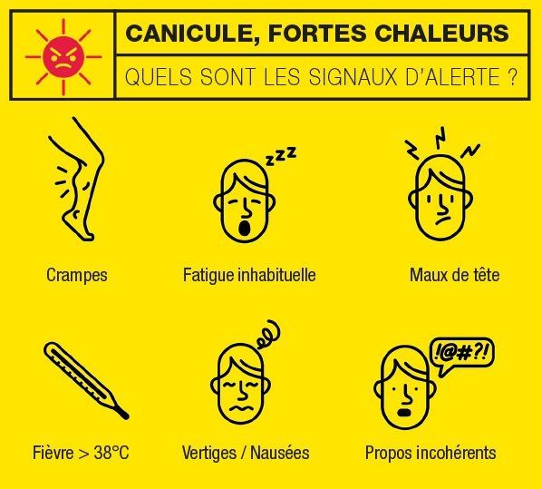 Canicule signaux d'alerte
